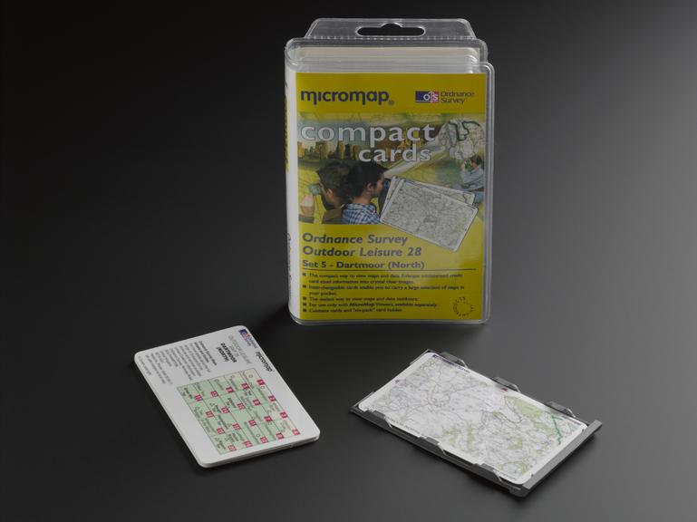 Micromap Compact Card set: "Ordnance Survey Dartmoor (North) - 11 Cards"