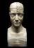 Phrenological bust, glazed earthenware, British, 1901-1970