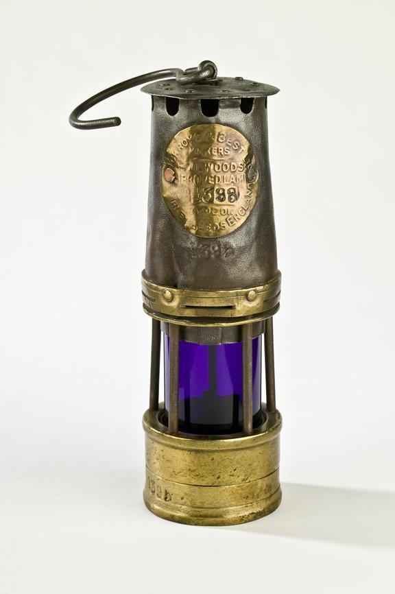 Protector Lamp & Lighting CO. Brass Miners Lamp Lantern TYPE