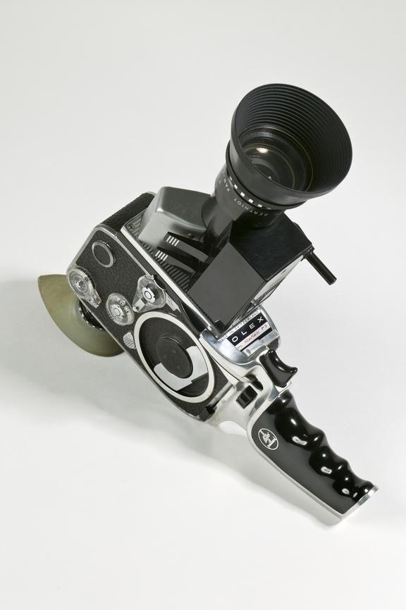 Bolex 8mm zoom reflex P3 cine camera in case by Paillard, c