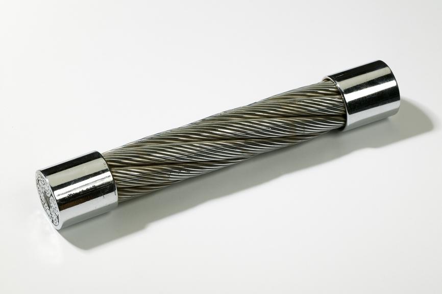 Wire rope sample
Photographed on a white background.