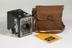 Kodak Ltd Six-20 Brownie E box roll film camera with case, c