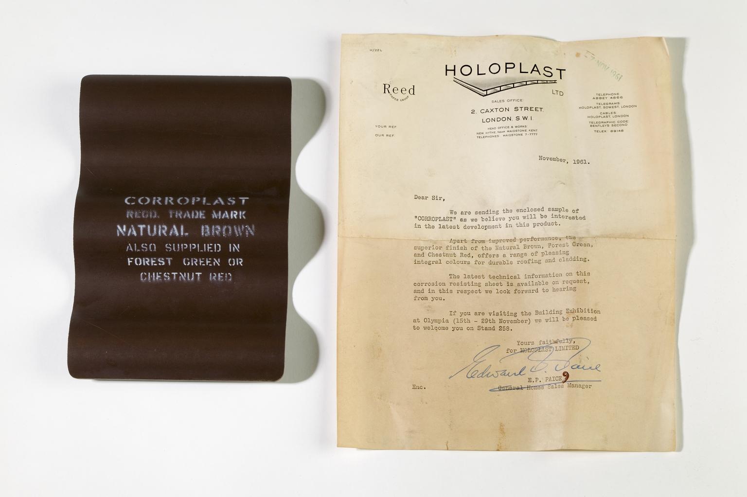 Corroplast sample from Holoplast