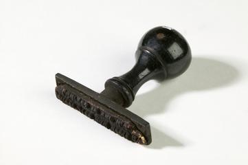 Delivery stamp used at Grimshaw Bros & Sons