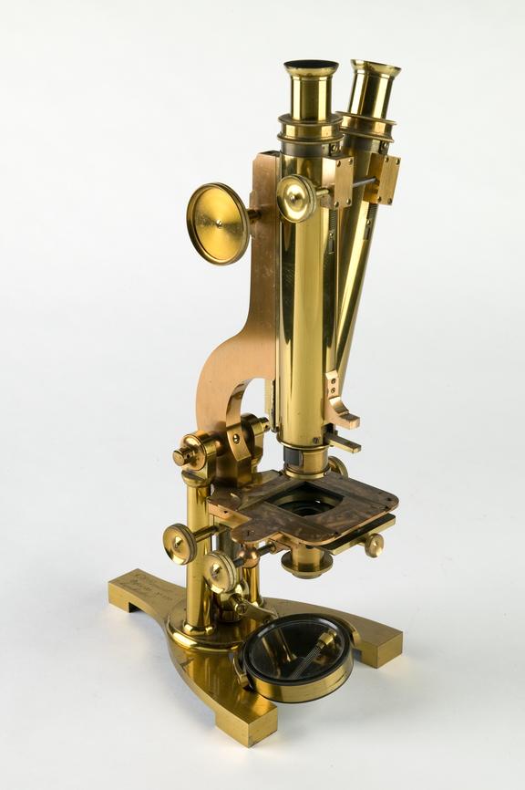 Binocular microscope, made by J. B. Dancer, c.1855