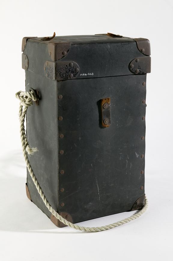 Black carry case for Professional cine camera made by Pathe