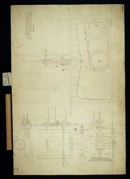 1842 Untitled plan, elevation