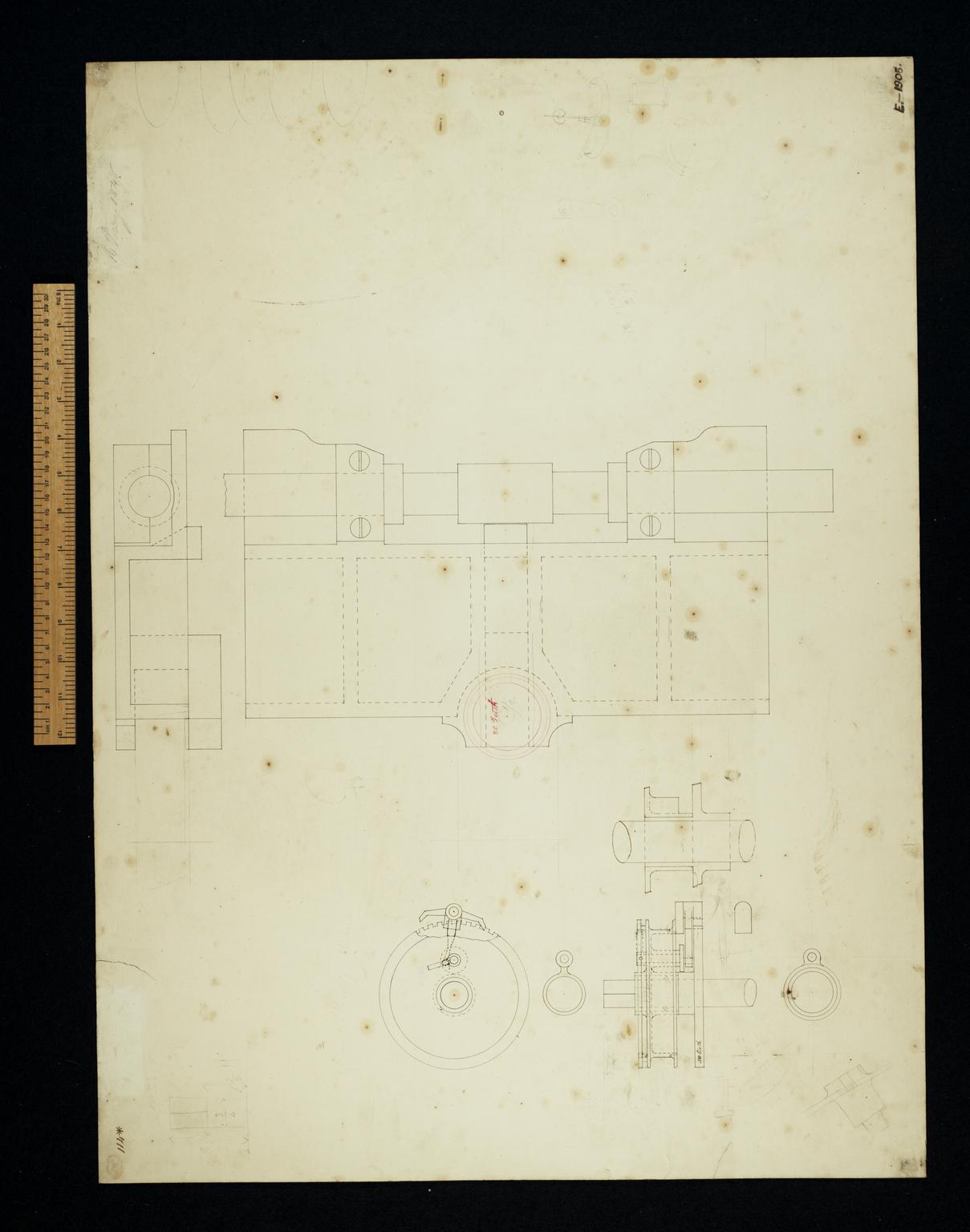Part of the Planing machine. | Science Museum Group Collection