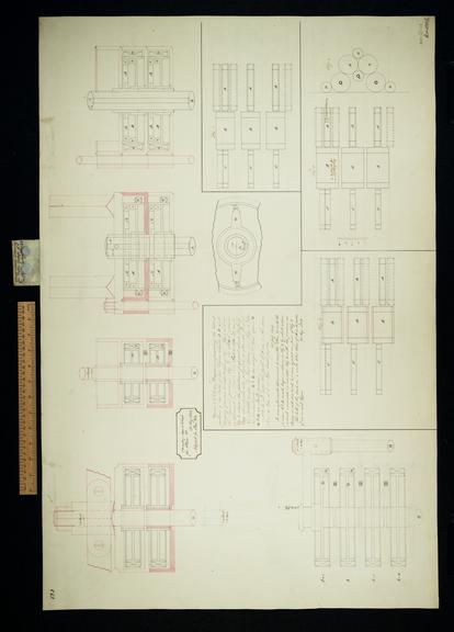 Sundry Axes & wheels for Plan 28 1843