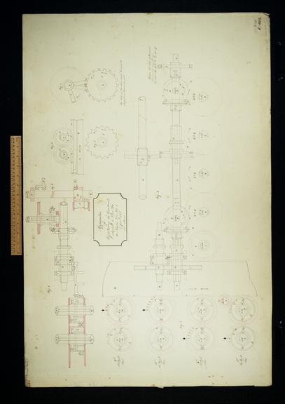 Apparatus for registering the quotient adapted to plan 28a 1846