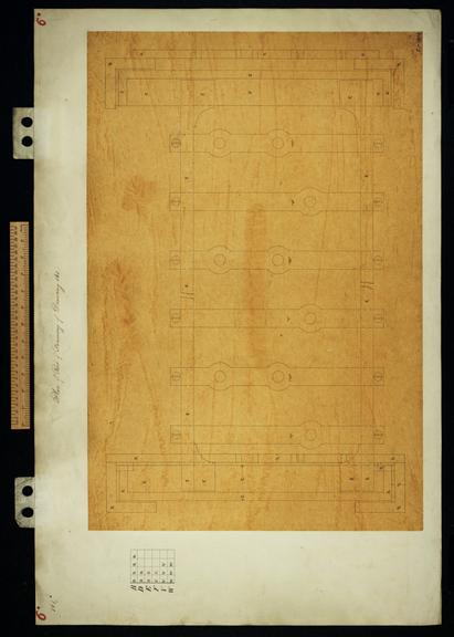 Plan Of Part Of Framing Of Drawing 161