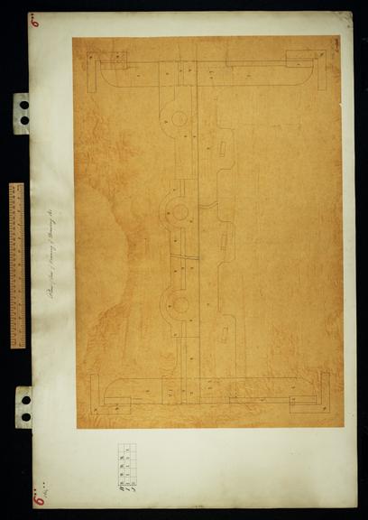 Plan Of Part Or Framing Of Drawing 161