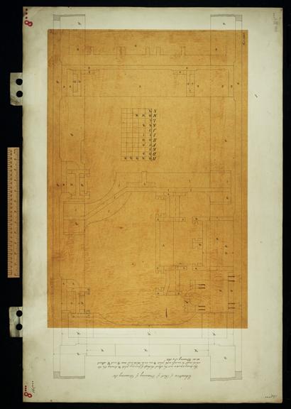 Tracing Of Elevation Of Part Of Drawing 160