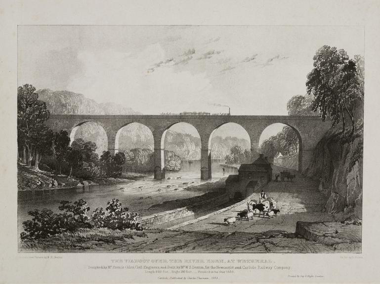 The Viaduct over the River Eden at Wetherall