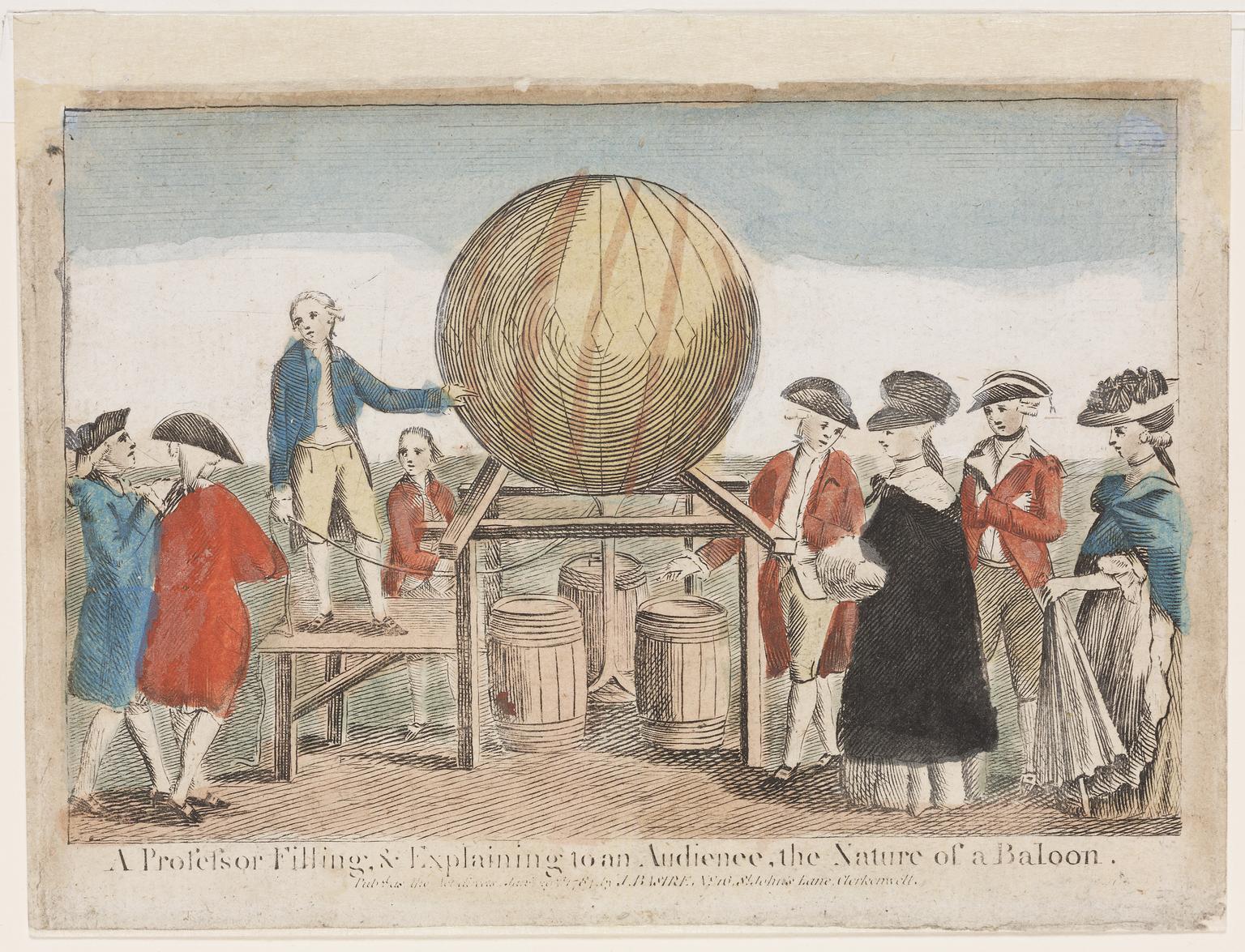 A Professor filling and explaining to an audience the nature of a ...