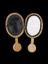 Small double hand mirror