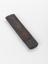 Metal snuff rasp with carved wooden base, long rectangular rasp