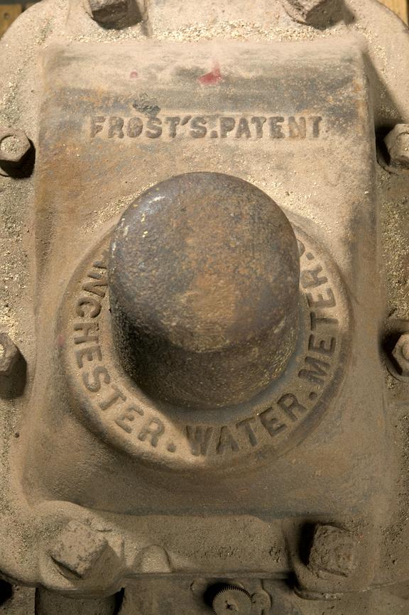 Water meter made by the Manchester Water Meter company