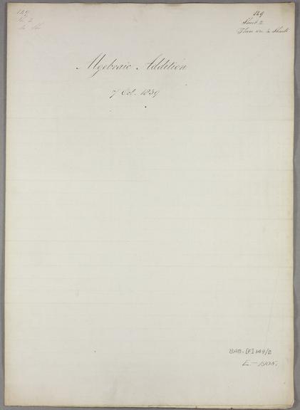 Algebraic addition. Sheet 2 of 4. | Science Museum Group Collection