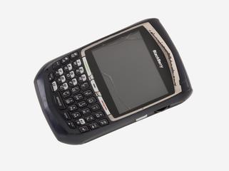 Blackberry 8700g mobile cellular telephone with charger and related software on CD