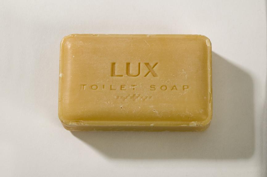 Lux soap made by Lever Brothers Ltd, Port Sunlight