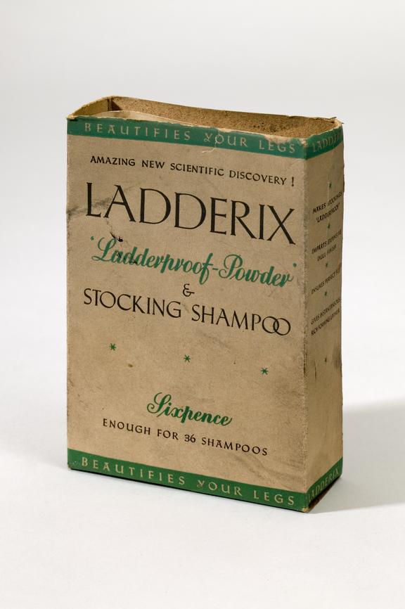 Stocking shampoo made by Ladderix Ltd, Chiswick