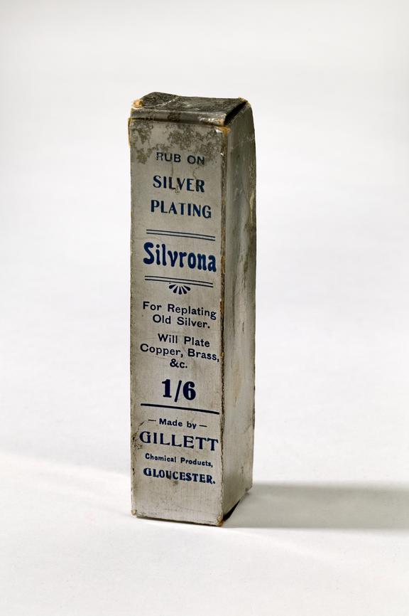 Silvonia silver plating made by Gillett Chemical Products