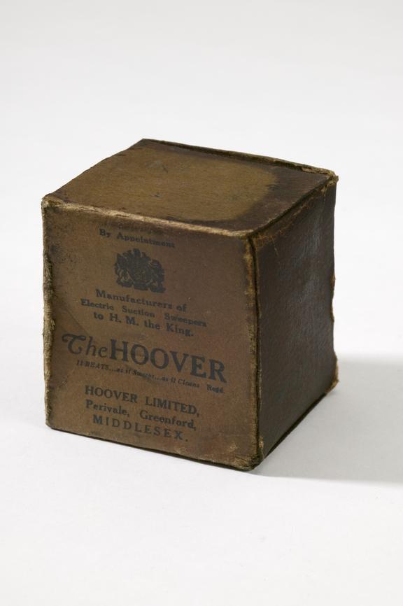 Motor oil made by Hoover Ltd, Greenford