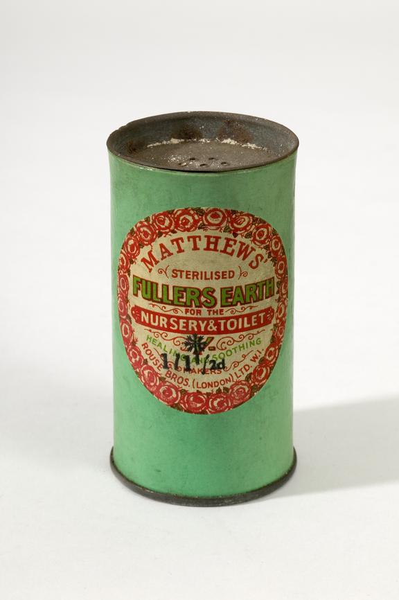 Fullers earth, made by Rouse Brothers (London) Ltd