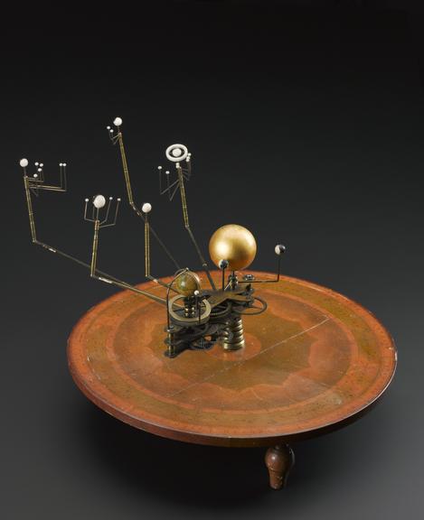 Orrery showing eight planets out to Neptune