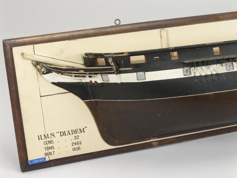 Half block model of H.M.S. "Newcastle", 1860