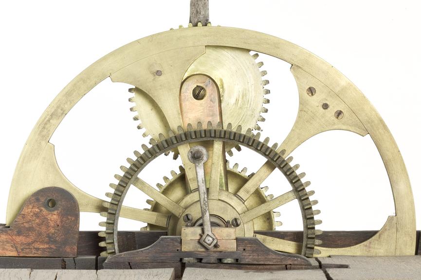 Model of sun and planet gearing, made by James Watt ,1782-1784