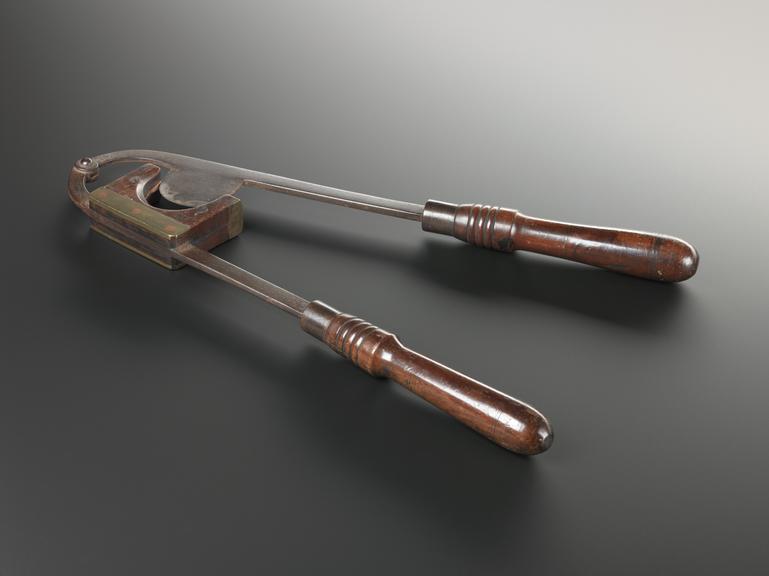 Tail docking machine, probably English, 19th century.