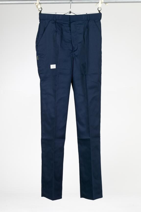 Manchester Airport ground staff blue trousers, 30 waist, c1994
