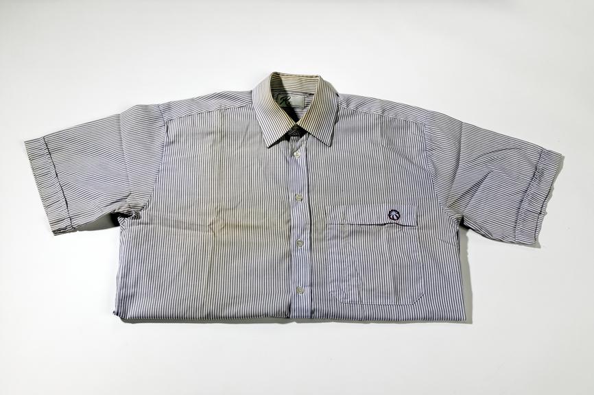 Manchester Airport male ground staff shirt, c1994