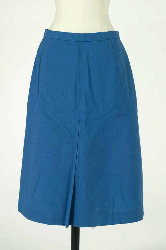 Wardair female cabin crew uniform skirt, worn by M Turenne