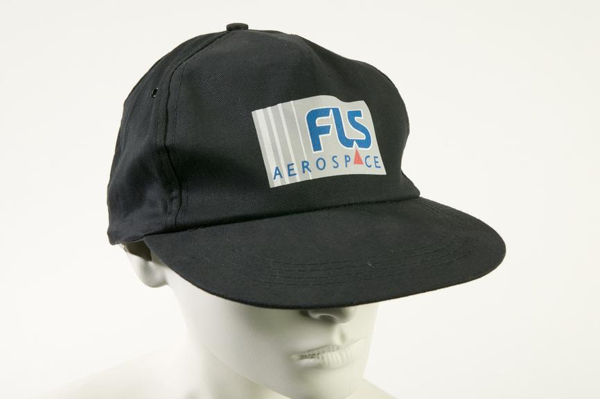 FLS Aerospace Ltd cap.
Photographed on a white background.