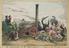 19th century Railway print: The Pleasures of the Rail Road -