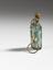 Decorated glass perfume bottle