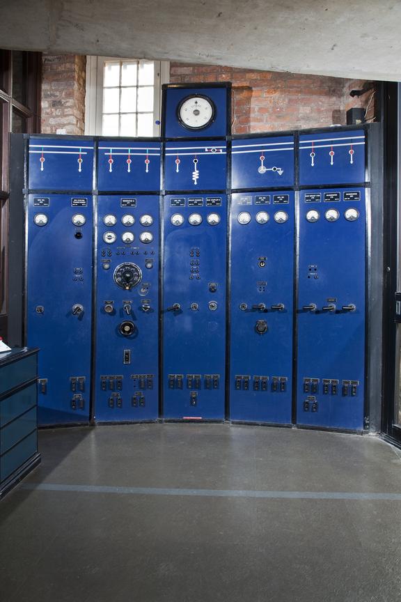 Control panels for the generator used at the Back O' The Bank