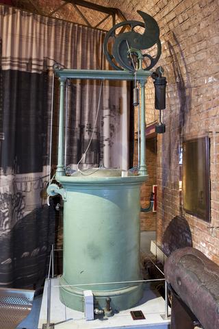 Gas holder used as a meter and enging testing device
