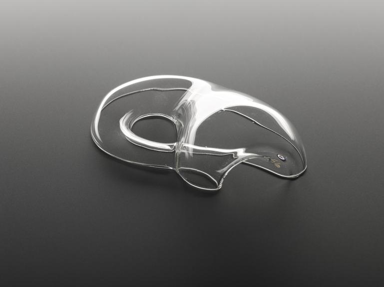 Part of Klein bottle cut to form two single-twist Mobius strips