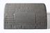 Curved, hot metal, stereotype printing plate