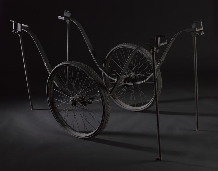 Stretcher carrier with spoke wheels