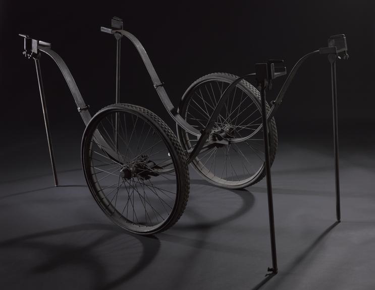 Stretcher carrier with spoke wheels
