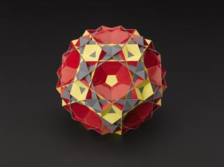 Great Icosicosidodecahedron a semi-regular solid