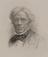 Engraved portrait of Michael Faraday