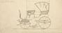 Ten pen and ink design for carriages manufactured by F. Stocken coach and harness maker