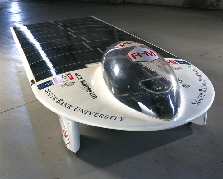 This solar powered car, known as MAD DOG II