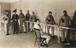 Injured soldiers at Queen Mary's Orthopaedic Hospital, Roehampton (postcard, album, drawing)